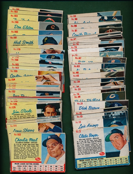 1962 Post Cereal Lot of (84) W/ Killebrew