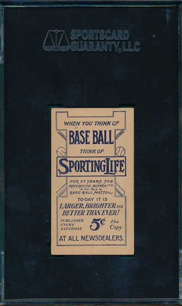 1910-1911 M116 Bransfield Sporting Life SGC 70