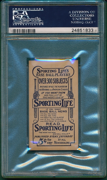 1910-1911 M116 Myers Sporting Life PSA 5.5