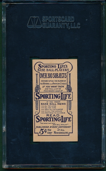 1910-1911 M116 Shafer Sporting Life SGC 84