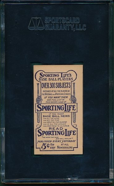 1910-1911 M116 Ames Sporting Life SGC 88