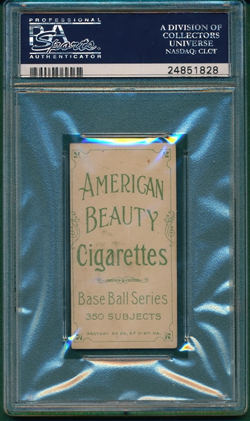 1909-1911 T206 Hoffman, Izzy, American Beauty PSA 3 (MC)