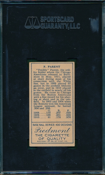 1911 T205 Parent Piedmont Cigarettes SGC 35