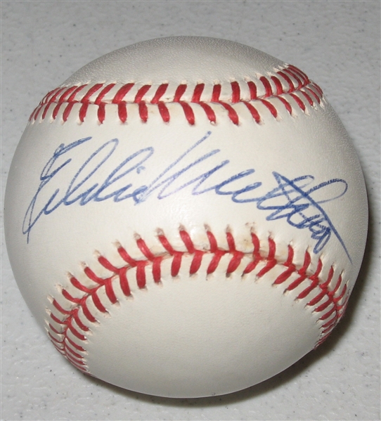 Autographed Eddie Mathews Baseball