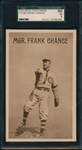 1910 PC796 Frank Chance Sepia Postcards SGC 60