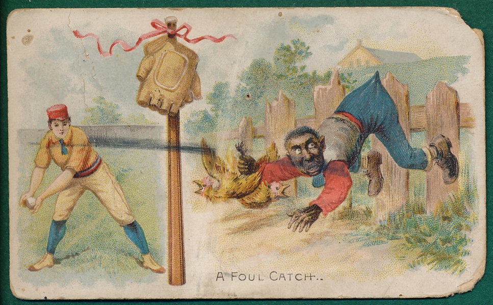 1893 N135 A Foul Catch Talk of the Diamond W. Duke & Co.