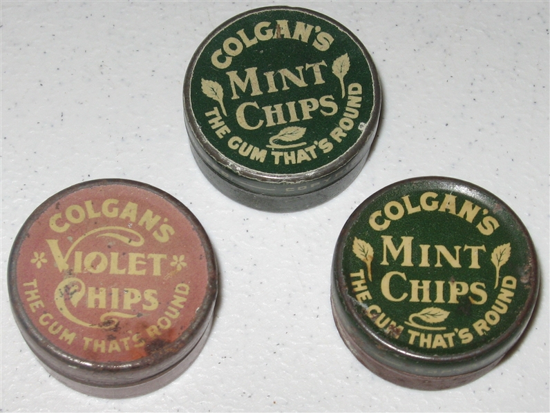 1910s Colgan's Chips Tins Lot of (3)
