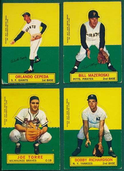 1964 Topps Stand-Ups Lot of (42) W/ Cepeda