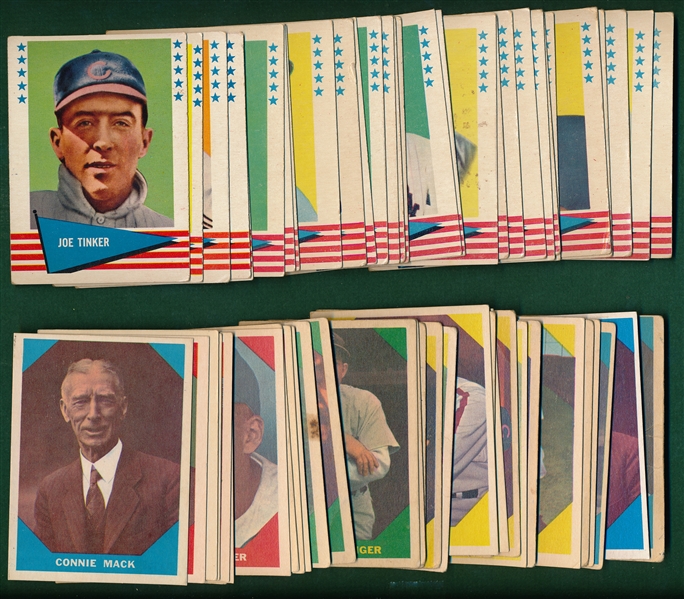 1960/61 Fleer Greats Lot of (67) W/ Cy Young
