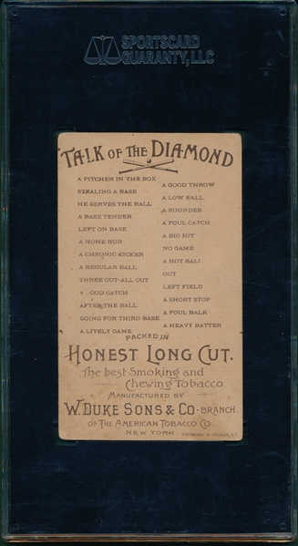 1893 N135 Talk of the Diamond A Hot Ball Honest Long Cut SGC 30