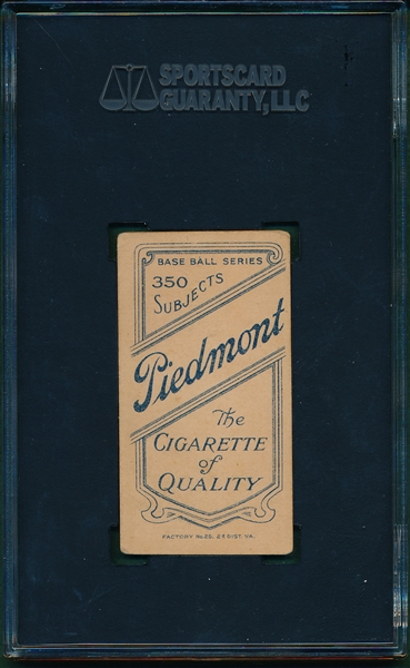 1909-1911 T206 Kelley Piedmont Cigarettes SGC 30