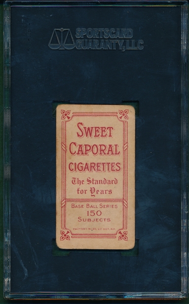 1909-1911 T206 Lindaman Sweet Caporal Cigarettes SGC 40