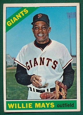 1966 Topps #1 Willie Mays 
