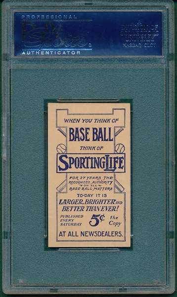 1910-1911 M116 Bell Sporting Life PSA 8