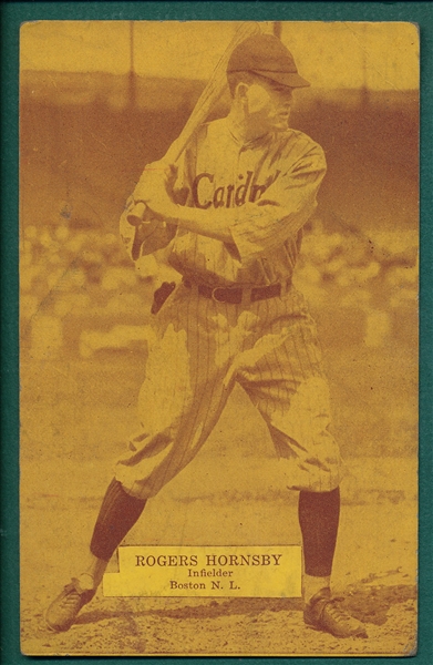 1926-29 Exhibits Rogers Hornsby, Boston
