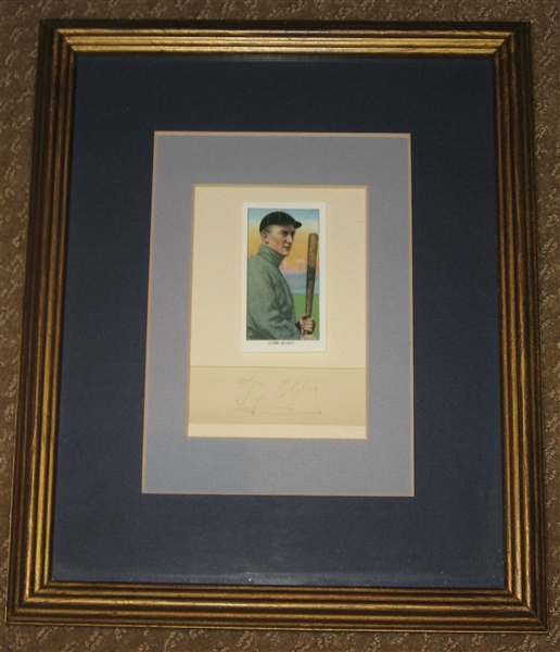 Brothers & Keefe's Champion House Lot of (4) Framed T206s & Signatures