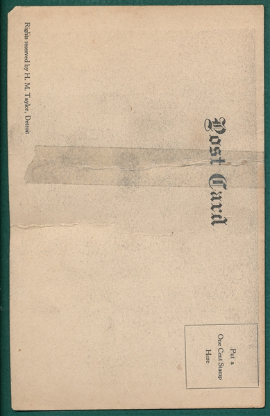1907 H.M. Taylor Postcard Hughie Jennings