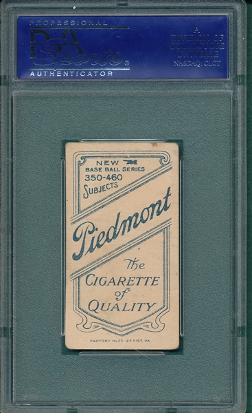 1909-1911 T206 Pfeffer Piedmont Cigarettes PSA 3