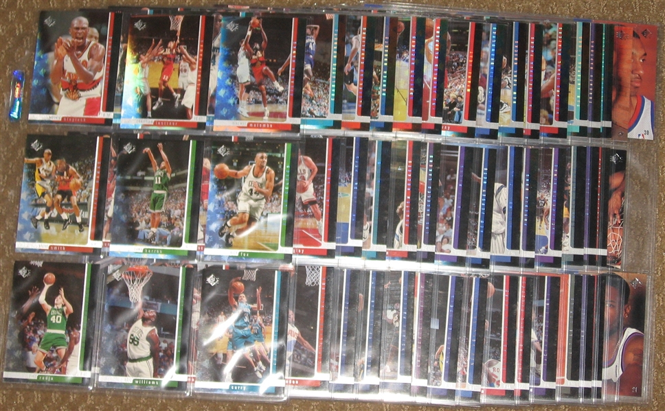 1996-97 Upper Deck SP Basketball Set (146) W/ Kobe, Allen & Iverson *Rookies*