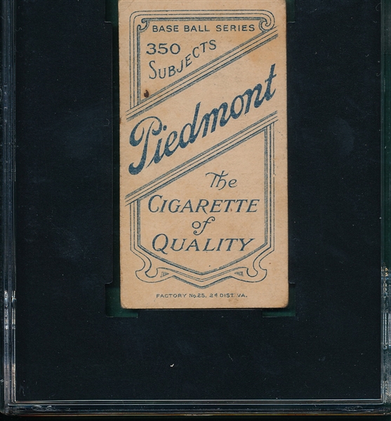 1909-1911 T206 Stark Piedmont Cigarettes SGC 40 *Southern League*