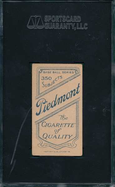 1909-1911 T206 McCauley Piedmont Cigarettes SGC 50 *Southern League*