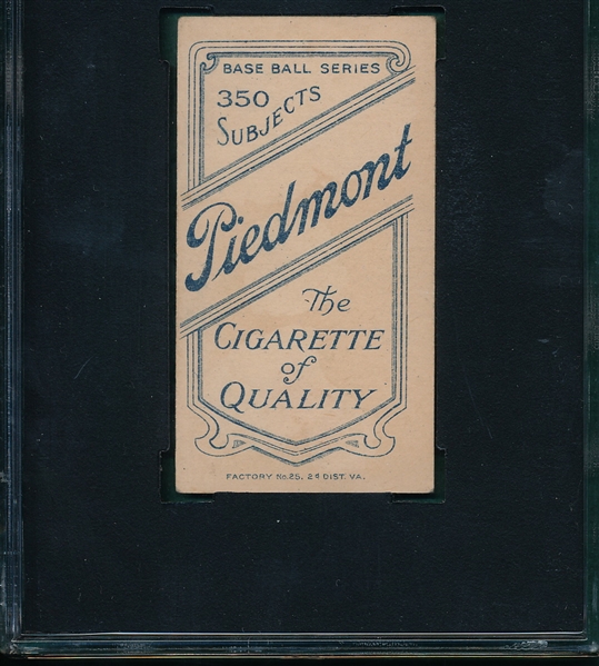 1909-1911 T206 Hart, Jimmy, Piedmont Cigarettes SGC 50 *Southern League*