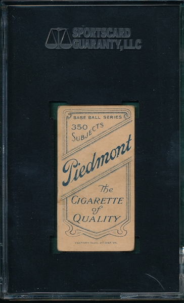 1909-1911 T206 Person Piedmont Cigarettes SGC 40 *Southern League*