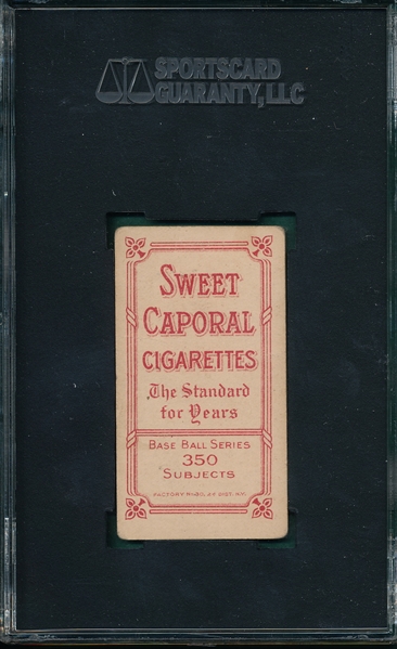 1909-1911 T206 Keeler, Bat, Sweet Caporal Cigarettes SGC 35