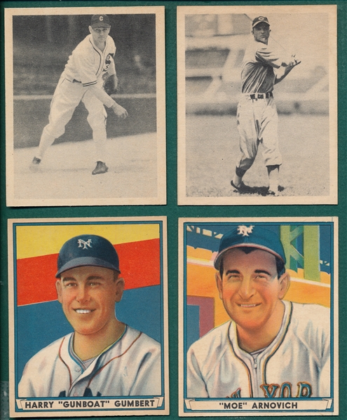 1939/41 Play Ball Lot of (4) W/ Craft