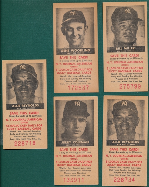 1954 NY Journal Lot of (9) W/ Reynolds