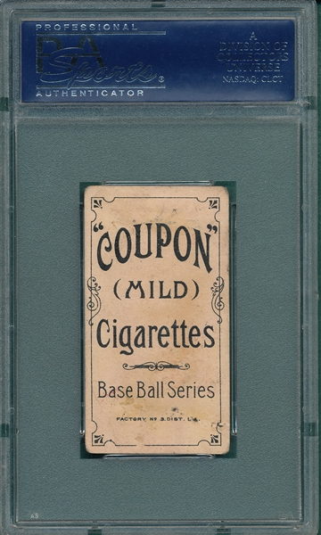 1910 T213-1 Ed Summers Coupon Cigarettes PSA 1.5