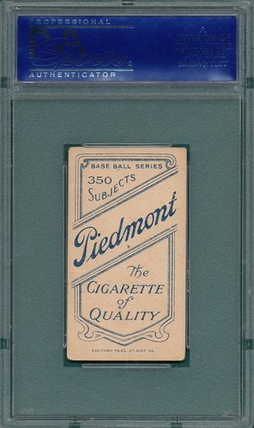 1909-1911 T206 Chase, Pink, Piedmont Cigarettes PSA 4