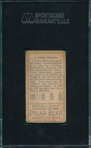 1911 T205 Wilson Polar Bear Tobacco SGC 30