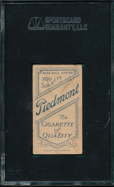 1909-1911 T206 Baker Piedmont Cigarettes SGC 30