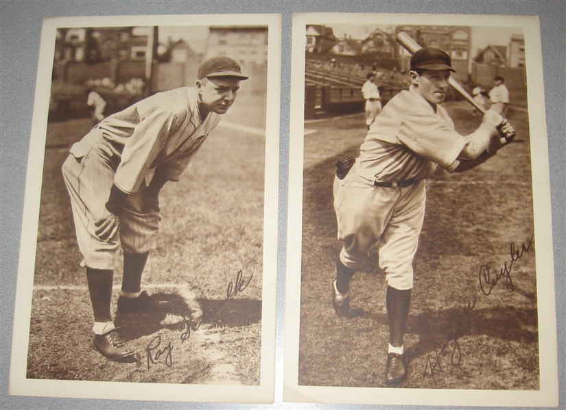 1931 Cubs Team Issue Complete Set (30) W/ Rogers Hornsby