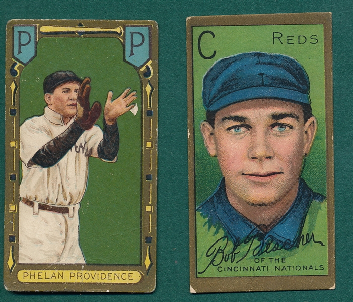 1911 T205 Bescher & Phelan, (2) Card Lot