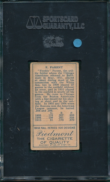 1911 T205 Parent Piedmont Cigarettes SGC 50