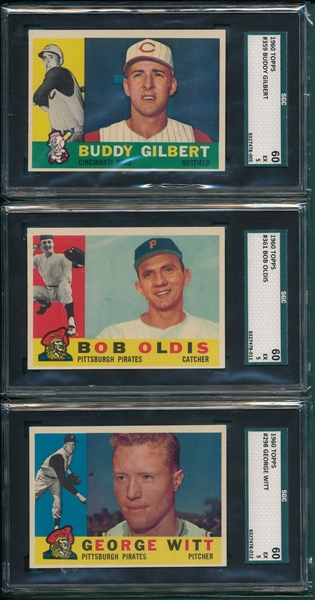 1960 Topps Lot of (31) W/ Ford, SGC