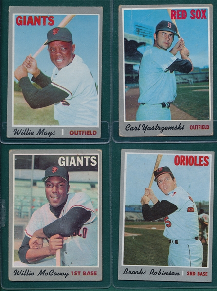 1970 Topps Lot of (59) W/ Mays 