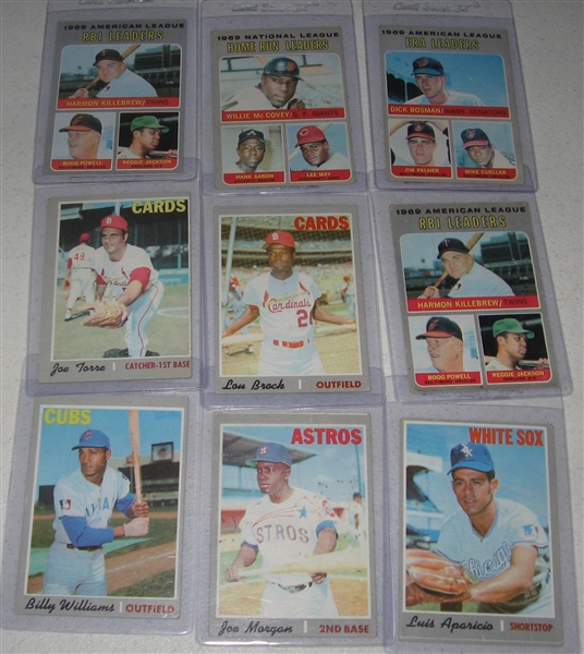 1970 Topps Lot of (59) W/ Mays 