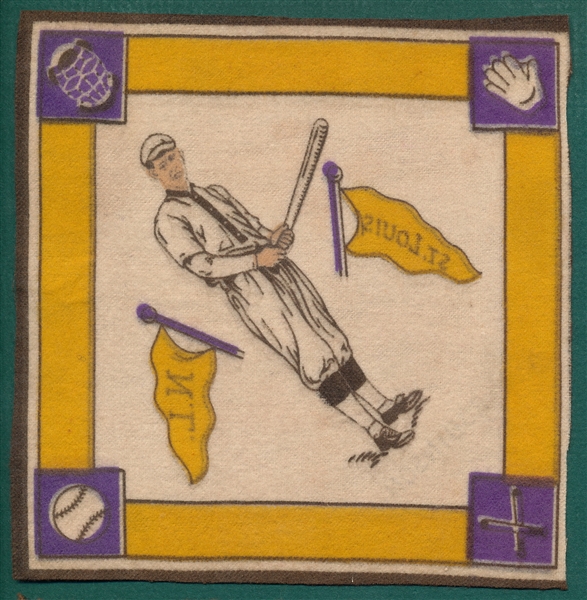 1914 B18 Blankets Hank Robinson Yellow Basepaths