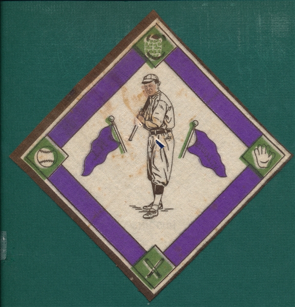 1914 B18 Blankets Miller Huggins, Purple Basepaths