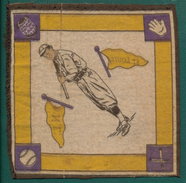 1914 B18 Blankets Miller Huggins, Yellow Basepaths