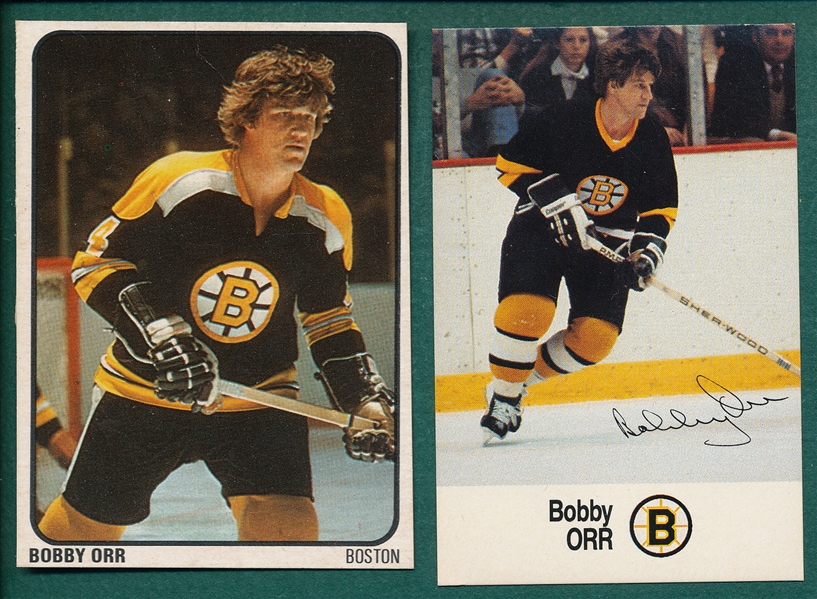 1974 Lipton Soup & 1988 Esso Bobby Orr, (2) Card Lot