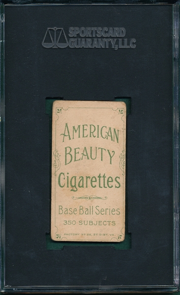 1909-1911 T206 Atz American Beauty Cigarettes SGC 35