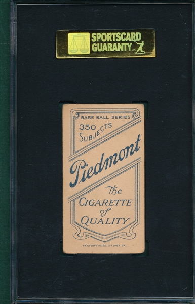 1909-1911 T206 Beck Piedmont Cigarettes SGC 40