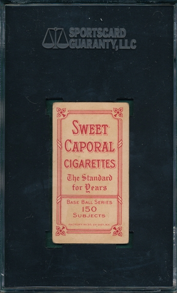 1909-1911 T206 Bradley Sweet Caporal Cigarettes SGC 35