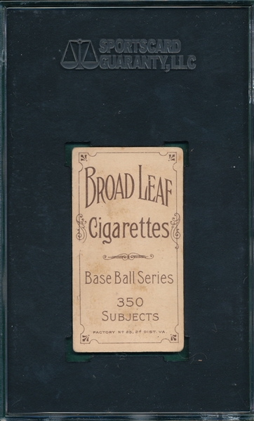 1909-1911 T206 Dineen Broad Leaf Cigarettes SGC 20 *Presents Better*