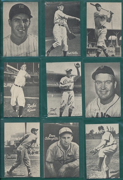 1949 Bond Bread Lot of (11) W/ Ted Williams & Musial