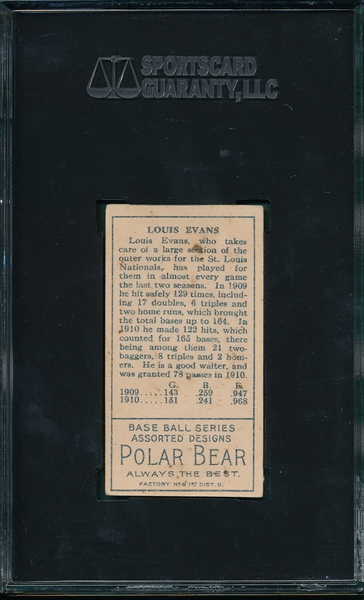 1911 T205 Evans Polar Bear SGC 50